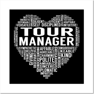 Tour Manager Heart Posters and Art